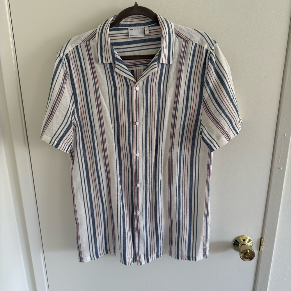 ASOS Striped Short Sleeve Shirt